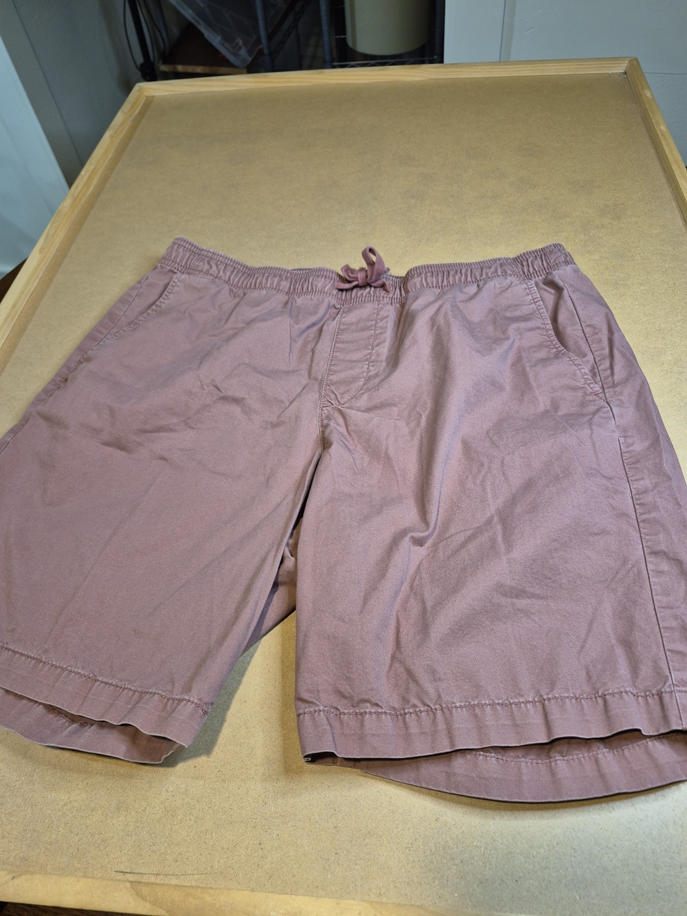 GAP Men's Flat Front Drawcord Shorts - Dusty Mauve 4535/7